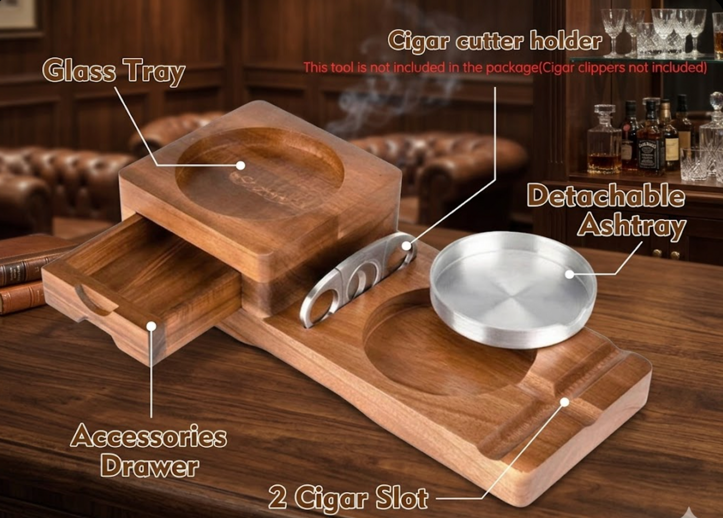Cigar and Whisky Stand